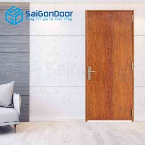 Cửa Thép Chống Cháy P1 van Gỗ 4
