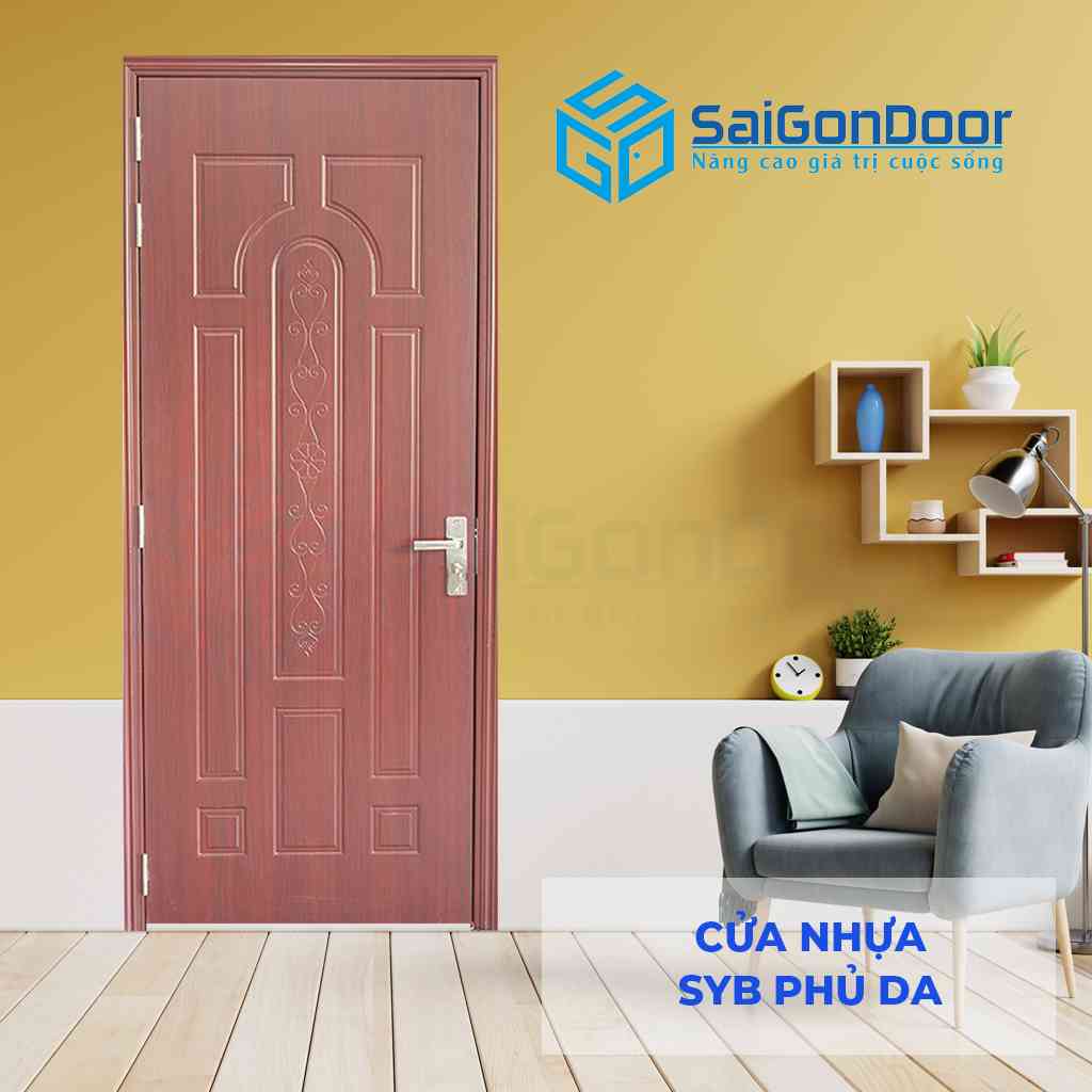 Các loại mẫu cửa nhựa gỗ SaiGonDoor