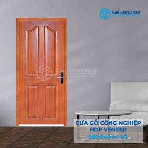 Cửa Gỗ HDF Veneer 4A sapele