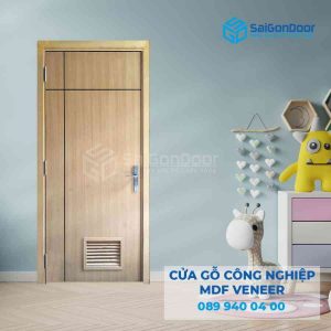 Cửa Gỗ MDF Veneer P1R2L1