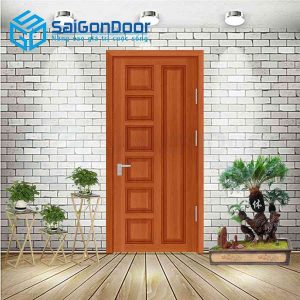Cửa Nhựa Gỗ Composite 6B sapele 1