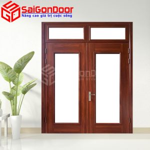 Cửa Thép Vân Gỗ SGD-KM.TVG-2C-10