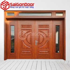 Cửa Thép Vân Gỗ SGD-KM.TVG-4C.14