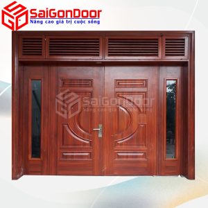 Cửa Thép Vân Gỗ SGD-KM.TVG-4C.25