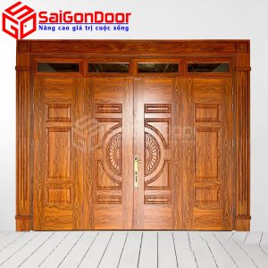 Cửa Thép Vân Gỗ SGD-KM.TVG-4C.3