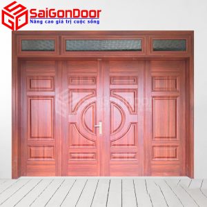 Cửa Thép Vân Gỗ SGD-KM.TVG-4C.38n.